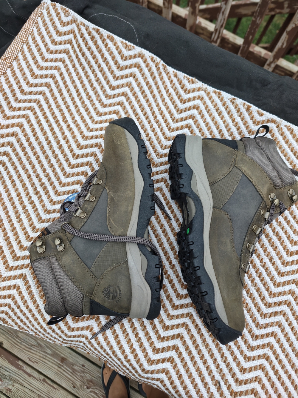 Timberland Women’s Brown Hiking Boots – Rugged Trail Mid-Tops